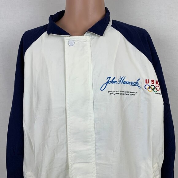 Vantage Other - Team USA Olympics John Hancock Sponsor Windbreaker Jacket Vtg 90s Size XL
